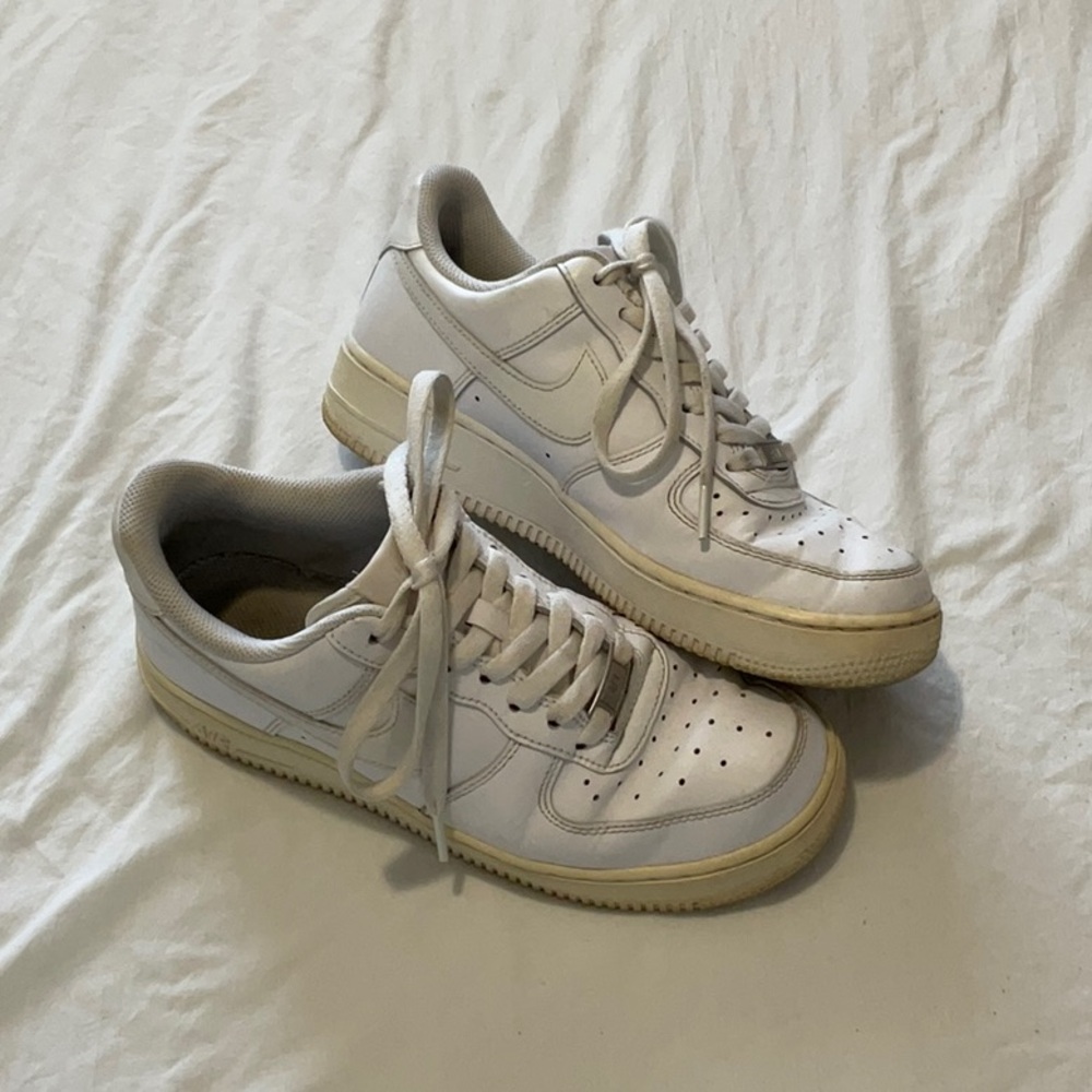 AF1 Nike White Sneakers Classic Low-Top Design